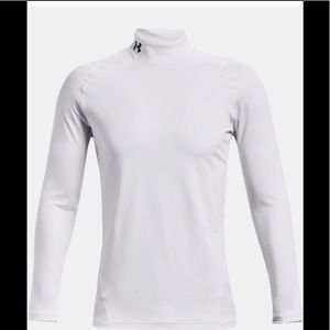 Under Armour Fitted mens mock long sleeve shirt (never worn - still in bag!)